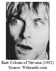 Kurt Cobain of Nirvana Image