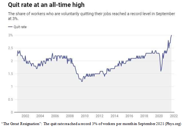 Job Quit Rate Chart