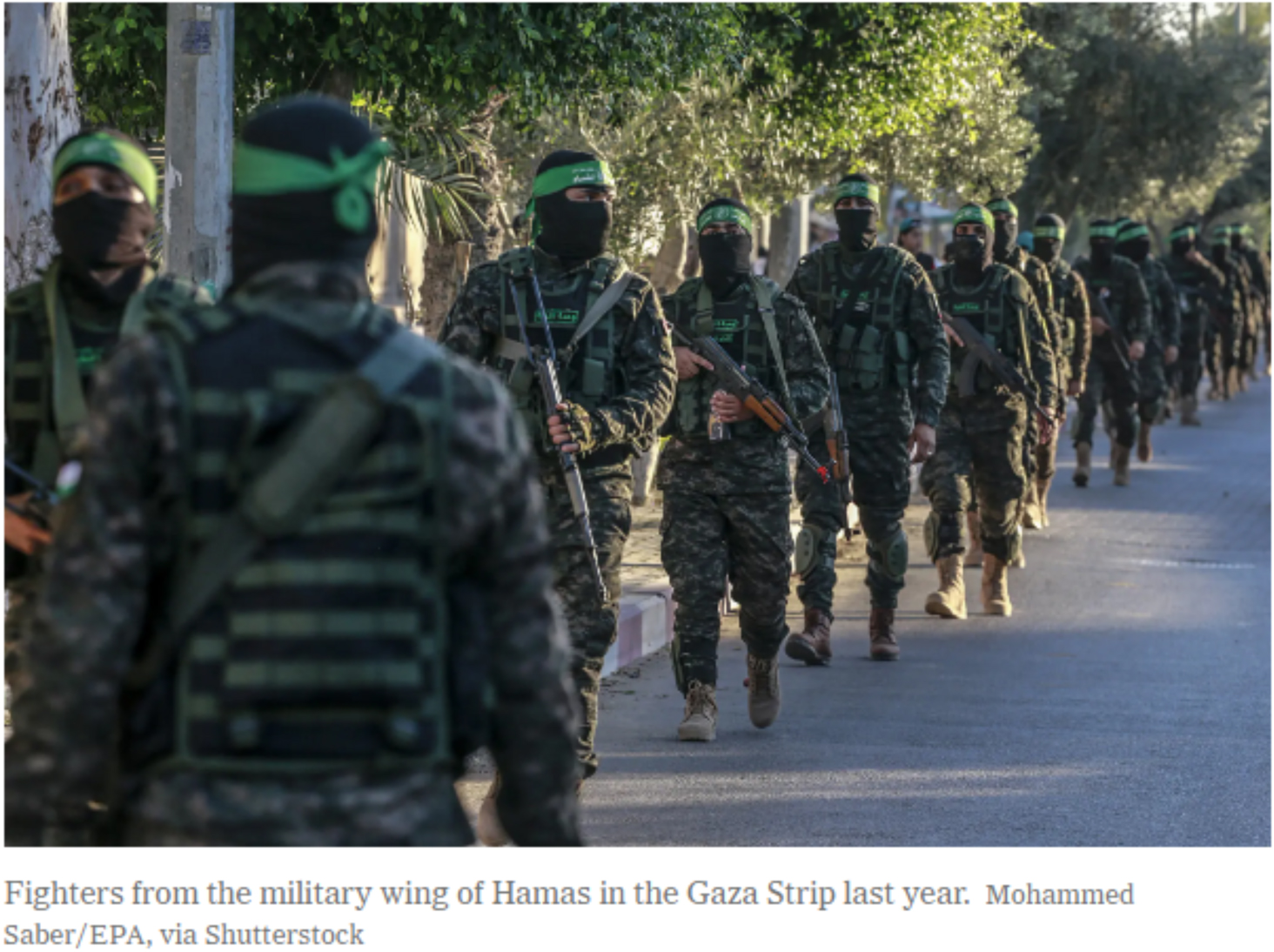 Hamas Fighters Image