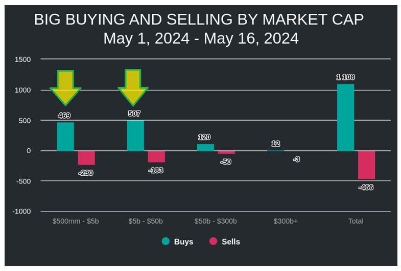Big Buying-Selling Market Cap Chart