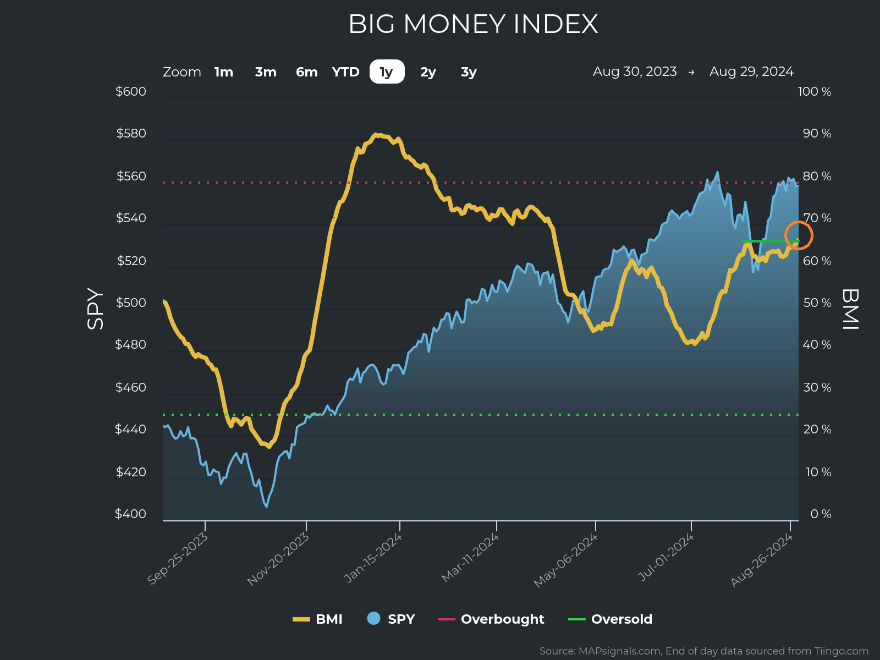 Big Money Index Chart