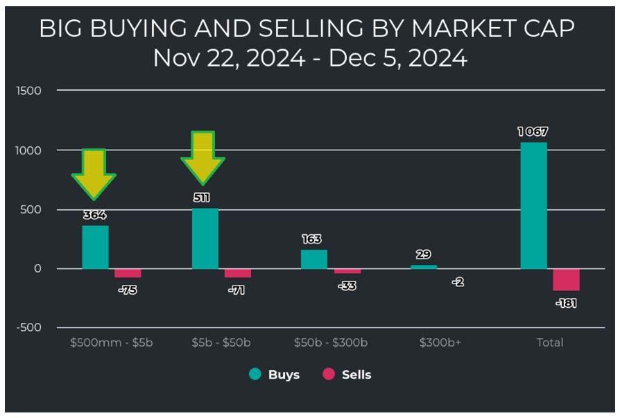 Big Buying-Selling Market Cap