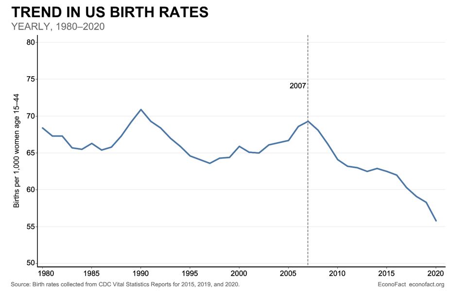 Birth Rate Chart