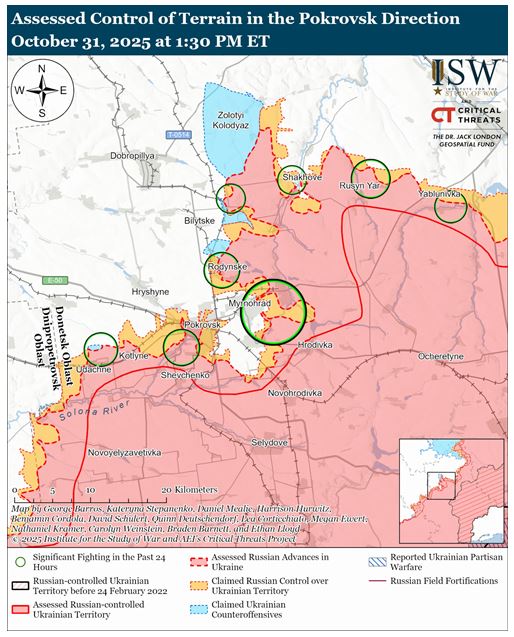 Pokrovsk Terrain-Map