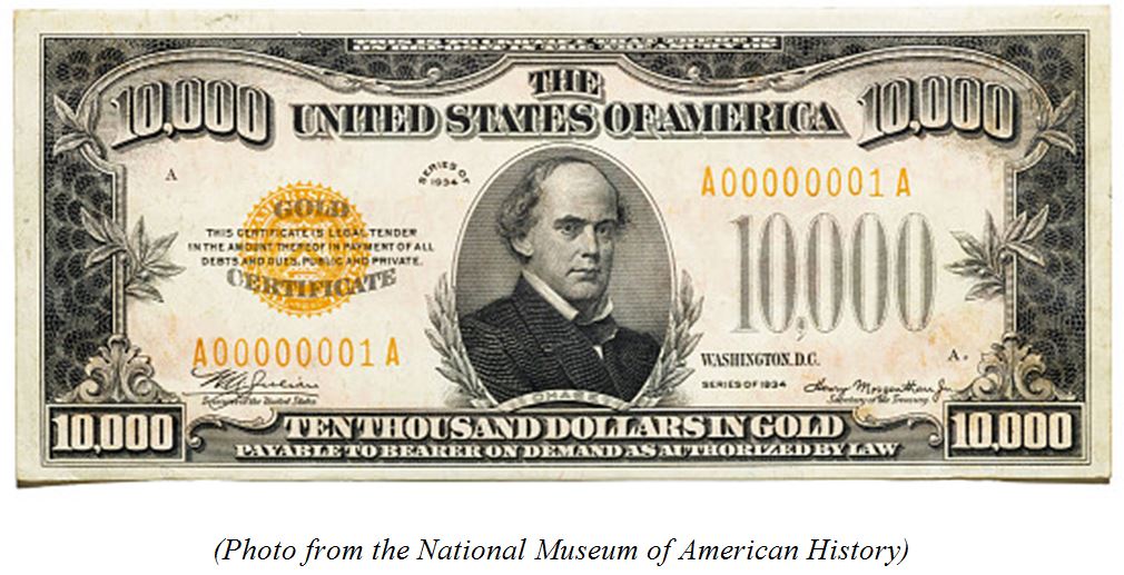 Ten-Thousand Dollar Bill