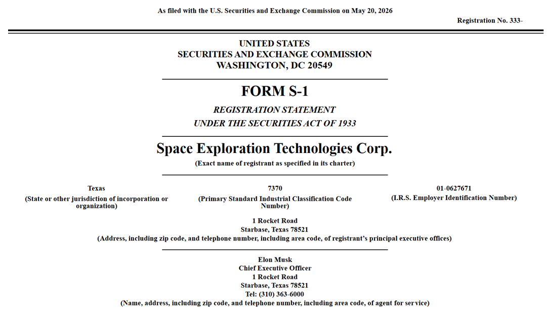 SEC Filing Statement