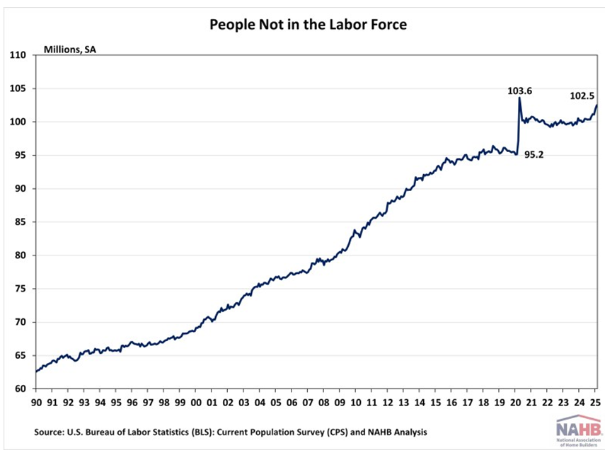 People Not in Labor Force Chart