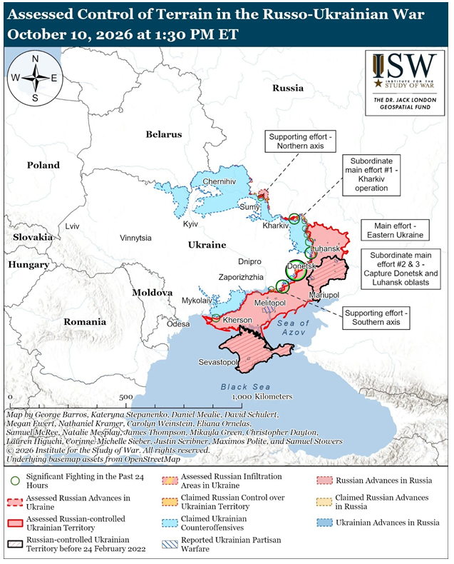 Russo-Ukranian War Map